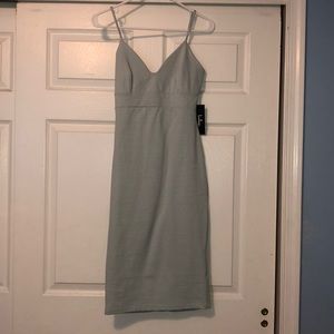 Lulus Light Blue Bodycon Midi Dress